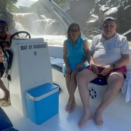 Ile aux Cerfs catamaran cruise