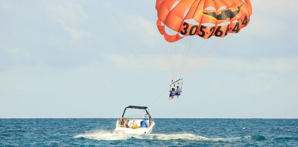 Mauritius parasailing experience with Seewan Tours